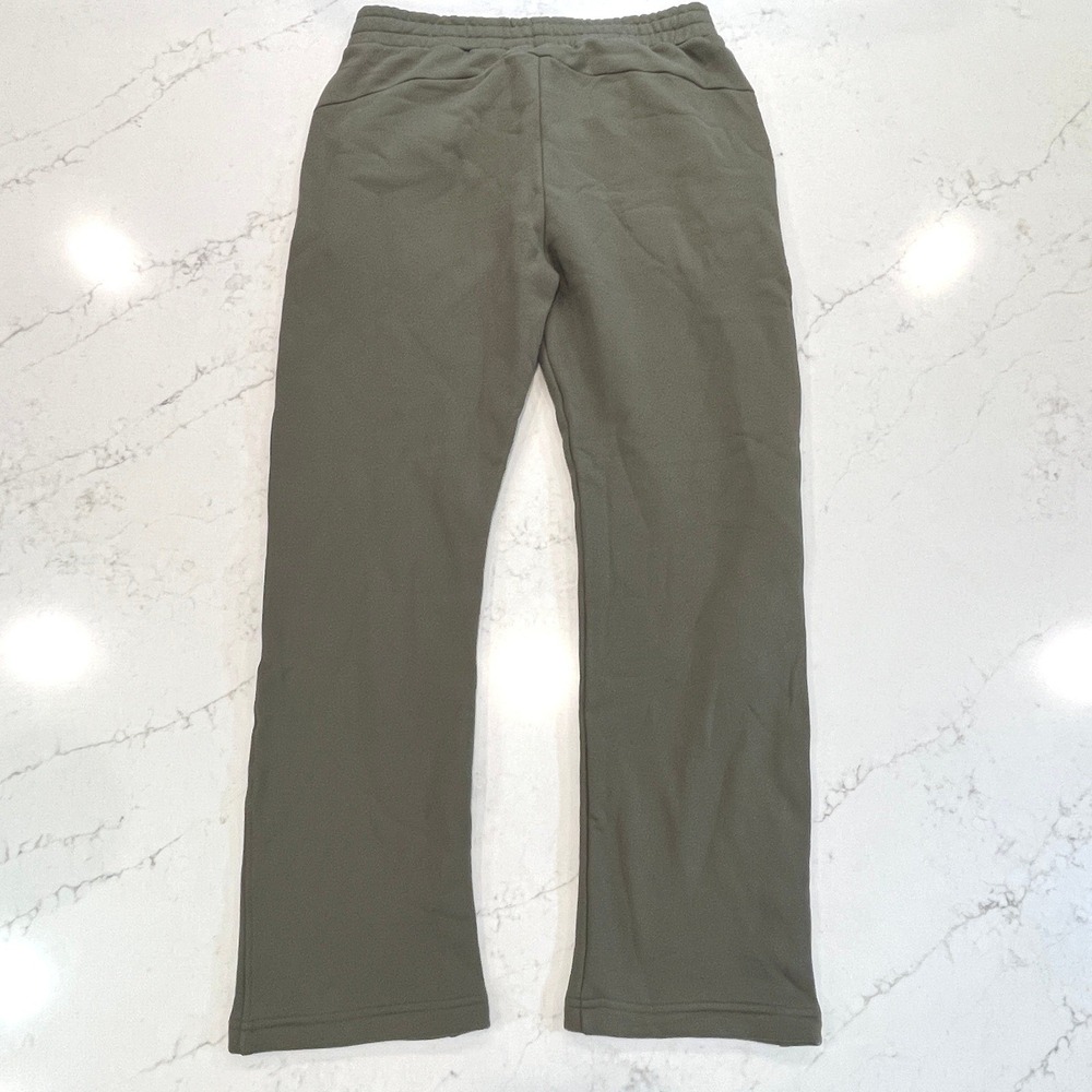 American Giant NWOT Straight Leg Sweatpants Mens L‎ Deep Olive Green Cotton USA - Picture 3 of 13